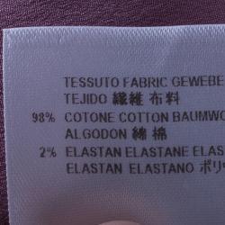 Pre Owned Gucci Mauve Tapered Trousers M