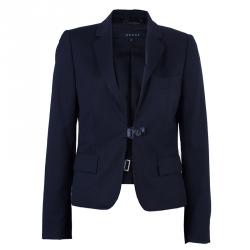 Pre Owned Gucci Black Hook Blazer Jacket S