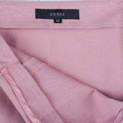 Pre Owned Gucci Pink Skirt S