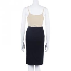 Pre Owned Gucci Black Pencil Skirt S