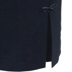 Pre Owned Gucci Black Pencil Skirt S