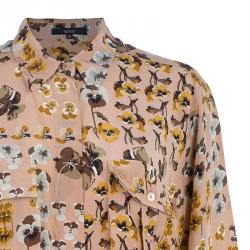 Gucci Pink Flower Print Top S