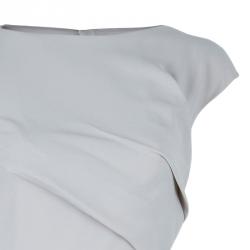 مملوكة مسبقًا فستان غوتشي لون حيادي درابيه أمامي S