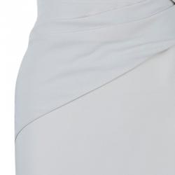 مملوكة مسبقًا فستان غوتشي لون حيادي درابيه أمامي S