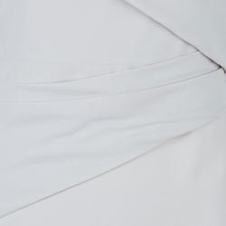 مملوكة مسبقًا فستان غوتشي لون حيادي درابيه أمامي S