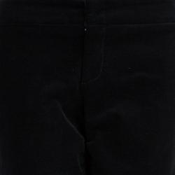 Pre Owned Gucci Black Velvet Flare Pants S