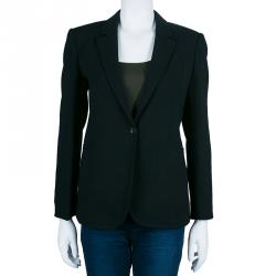 Pre Owned Gucci Black Wool Tailored Blazer M