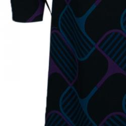 Gucci Abstract Print Full Sleeve Dress M