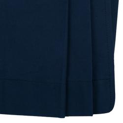Pre Owned Gucci Navy Blue Pleated Mini Skirt S