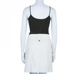 Pre Owned Gucci Cream Two Pocket Skirt M