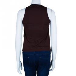 Gucci Brown Halterneck Top XS