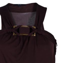Gucci Brown Halterneck Top XS