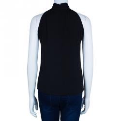 Pre Owned Gucci Black Halterneck Top S