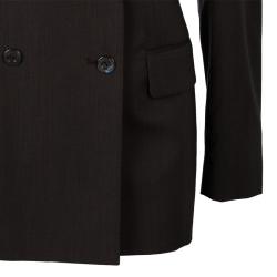 Pre Owned Gucci Grey/Brown Tailored Blazer M