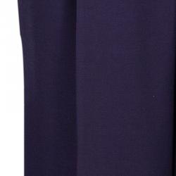 Pre Owned Gucci Purple Wide Leg Trousers M