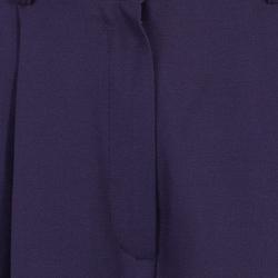 Pre Owned Gucci Purple Wide Leg Trousers M