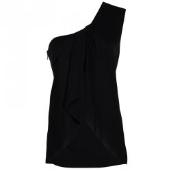 Pre Owned توب غوتشي بكتف واحد أسود L