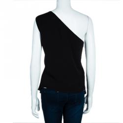 Pre Owned توب غوتشي بكتف واحد أسود L