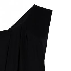 Pre Owned توب غوتشي بكتف واحد أسود L