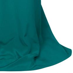 Pre Owned فستان غوتشي تركواز ماكسي بكشكشة S