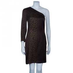 مملوكة مسبقًا فستان غوتشي أخضر بكتف واحد M