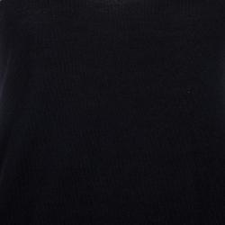 Pre Owned Gucci Colorblock Cashmere Top M