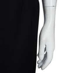 Pre Owned Gucci Black Belted Skirt M