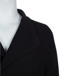 Gucci Black Belted Blazer L