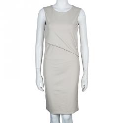 مملوكة مسبقًا فستان غوتشي بيج بلا أكمام M