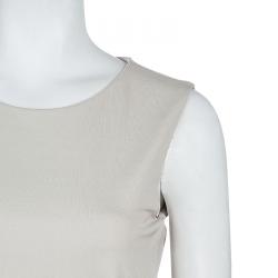 مملوكة مسبقًا فستان غوتشي بيج بلا أكمام M