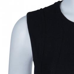 Gucci Black Belted A Line Dress L