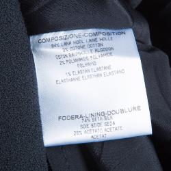 Gucci Black Belted A Line Dress L