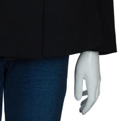 Pre Owned Gucci Black Double Breasted Wool Jacket M