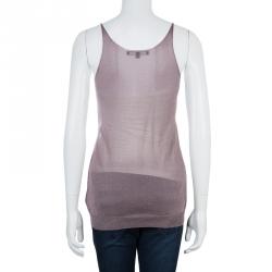 Pre Owned Gucci Shimmer Sleeveless Top S