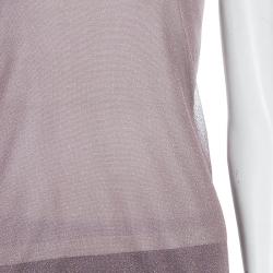 Pre Owned Gucci Shimmer Sleeveless Top S