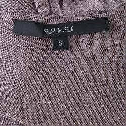 Pre Owned Gucci Shimmer Sleeveless Top S
