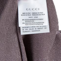 Pre Owned Gucci Shimmer Sleeveless Top S