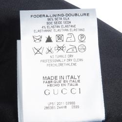 Pre Owned Gucci Metallic Gold Box Jacket S