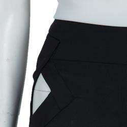 Gucci Black Cutout High Waist Detail Skinny Trousers XS