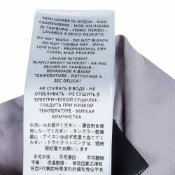 مملوكة مسبقًا بلوزة غوتشي بنفسجي مكشكشة بربطة عنق وأكمام طويلة مقاس M