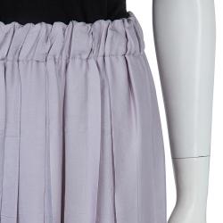 Gucci Lavender Pleated Skirt S