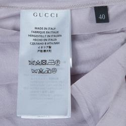 Gucci Lavender Pleated Skirt S