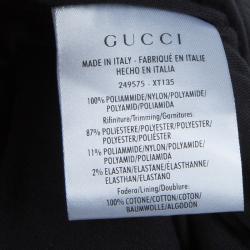 Pre Owned Gucci Black GG Nylon Bomber Jacket S