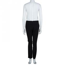 Pre Owned Gucci Black Drawstring Detail Tailored Pants S