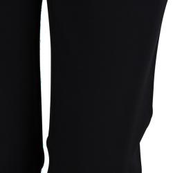 Pre Owned Gucci Black Drawstring Detail Tailored Pants S