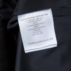 Gucci Black Geometric Paneled Trousers S