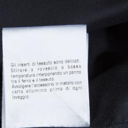 Gucci Black Geometric Paneled Trousers S