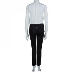 Pre Owned Gucci Black Straight Fit Cotton Trousers S