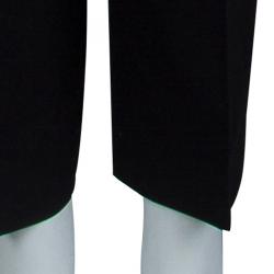 Pre Owned Gucci Black Straight Fit Cotton Trousers S