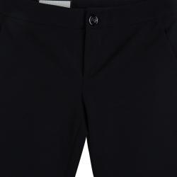 Gucci Black Frill Hem Trousers S